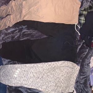 American Eagle, H&M and Hollister Joggers